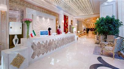 پذیرش هتل الماس 2 مشهد پذیرش هتل الماس 2 مشهد